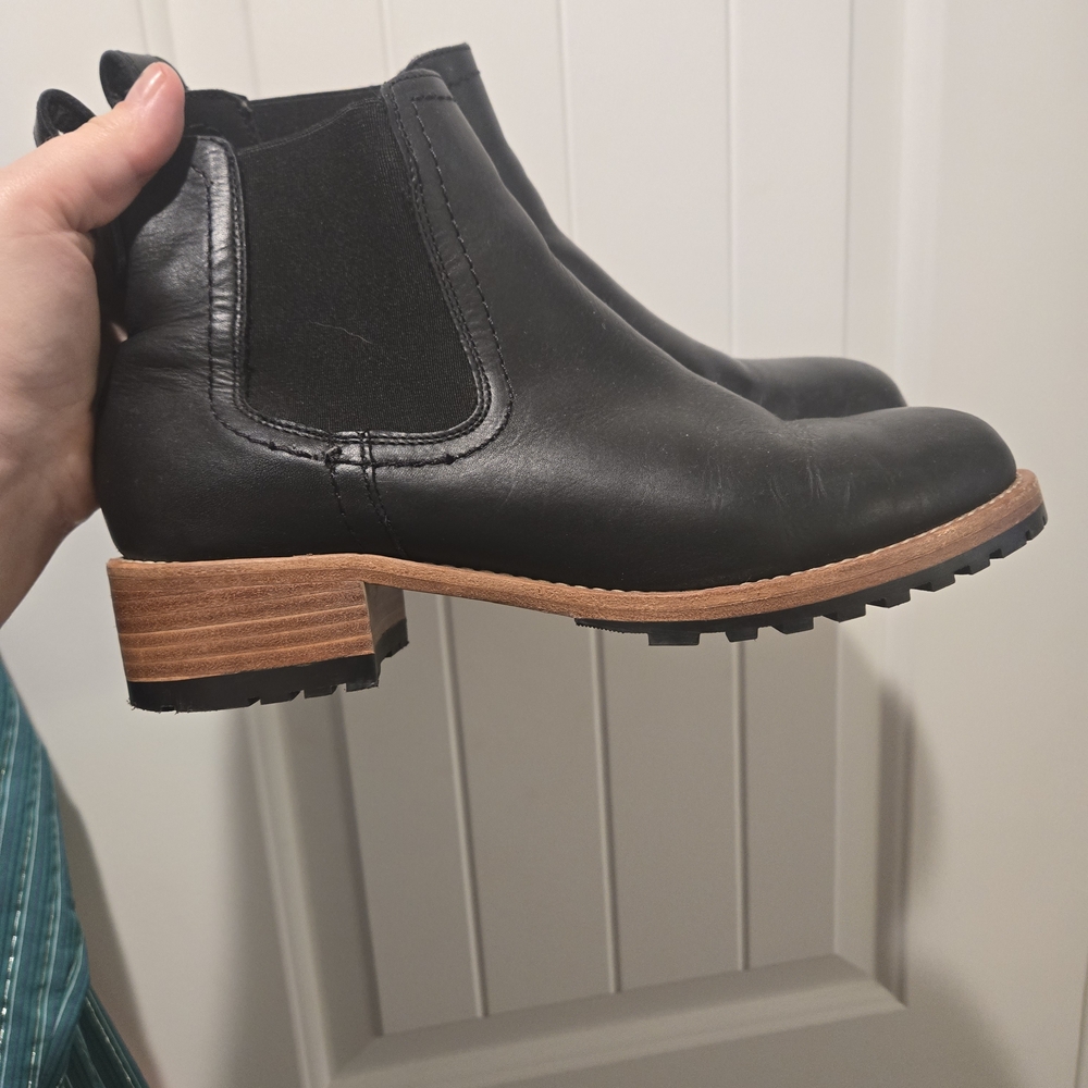 Black Chelsea Ankle Boots Patina By Portland Leather Goods. 9.5